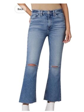 Hudson Barbara Bootcut ankle distressed jeans 25